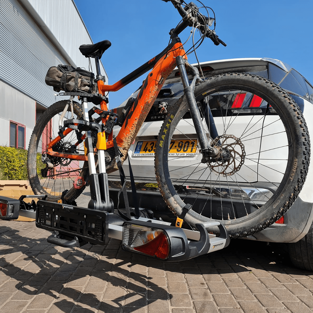 +SPINDER:XPLORER מנשא אופניים מתקפל לאופניים חשמליות גדולות